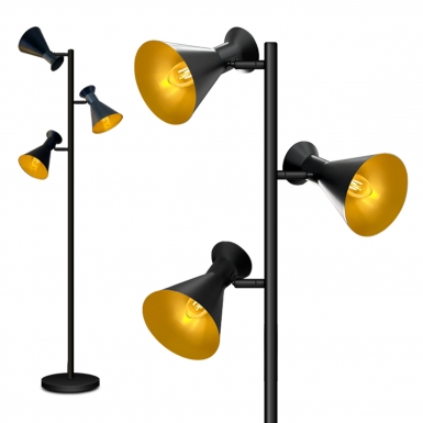 LED室内灯 - HCP037 三头喇叭落地灯